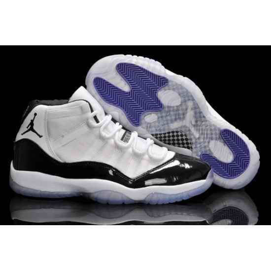 Air Jordan 11 XI Shoes 2013 Mens Grade AAA White Purple Shoes